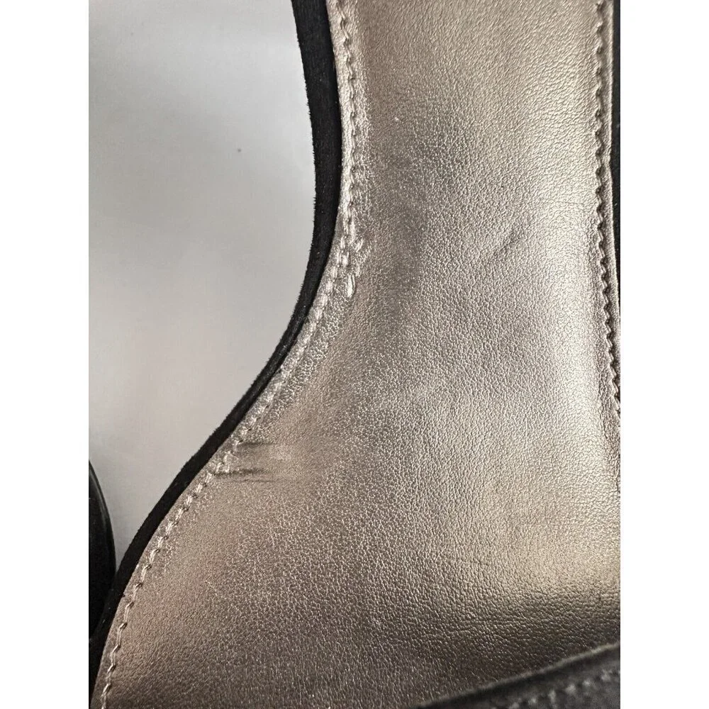 Coach and Four Women's Strappy Heel Ankle Sandals 7.5‎ Zip/Drawstrings Closure